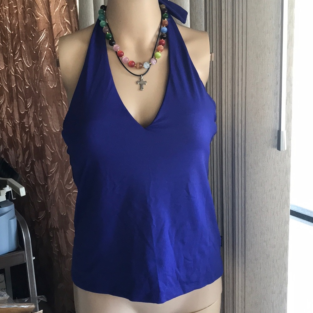Shock swimwear swim top tank top Sz 34C
